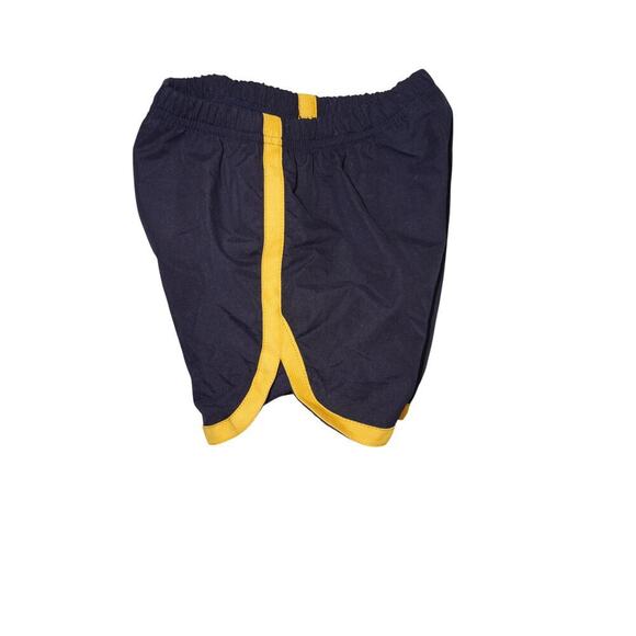 Vintage Disney Main Street Winnie the Pooh Track Shorts  24M Navy Yellow 5 Pooh - Picture 6 of 6